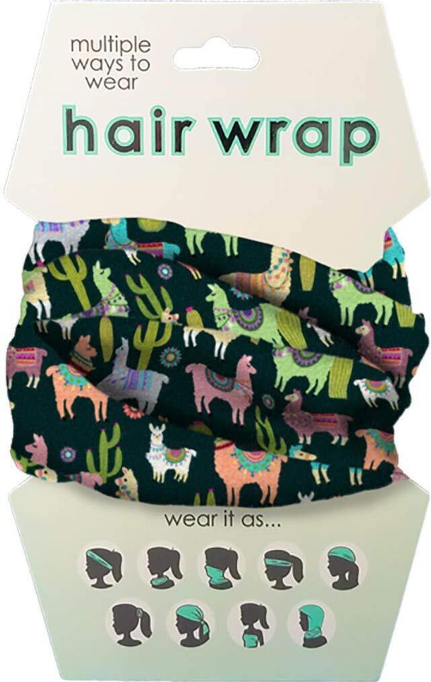 7751 Llama Hair Wrap - Multifunctional Bandanna Headband Hair Tie